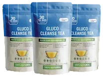 Gluco Cleanse Tea 3 pouch package